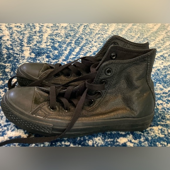 Converse Chuck Taylor Black All Star High Sneakers - Picture 2 of 7